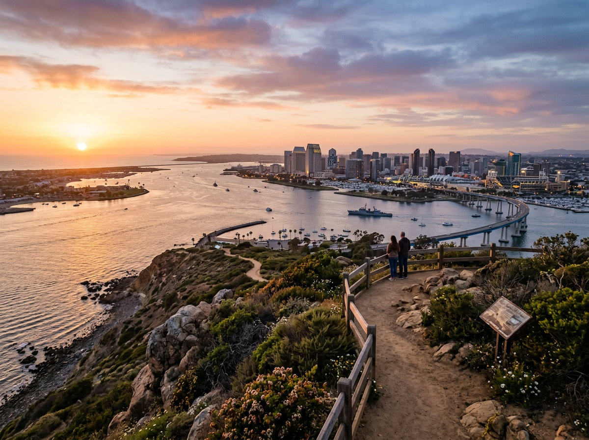 Page: Freizeit & Aktivitäten - Entdecke San Diego. Slot: beste aussichtspunkte. Context: Aktuelles 4
