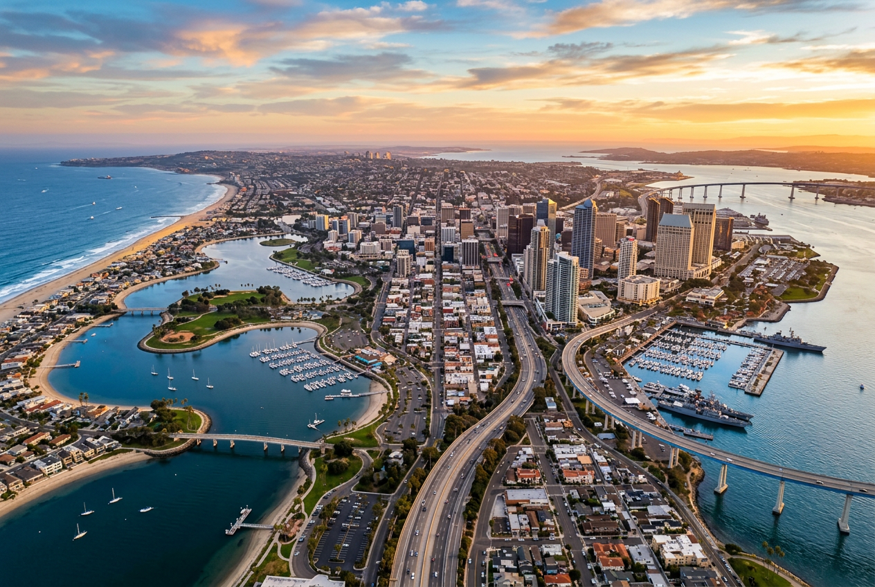 San Diego Vogelperspektive