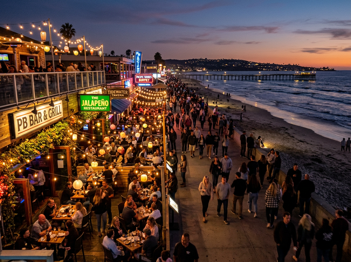 Page: Pacific Beach Archive - Entdecke San Diego. Slot: nachtleben. Context: Essen & Trinken 0 Das N